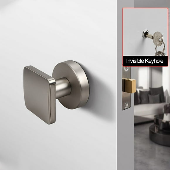Invisible Door Lock Single Side Dark Door Lock Special Door Secret Room Lock Household Office Improvement Accessories