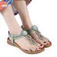 thumbnail image 1 of Sandalias Vestir Playa Verano Bohemian Arch Support Rhinestone para Mujeres, 1 of 9