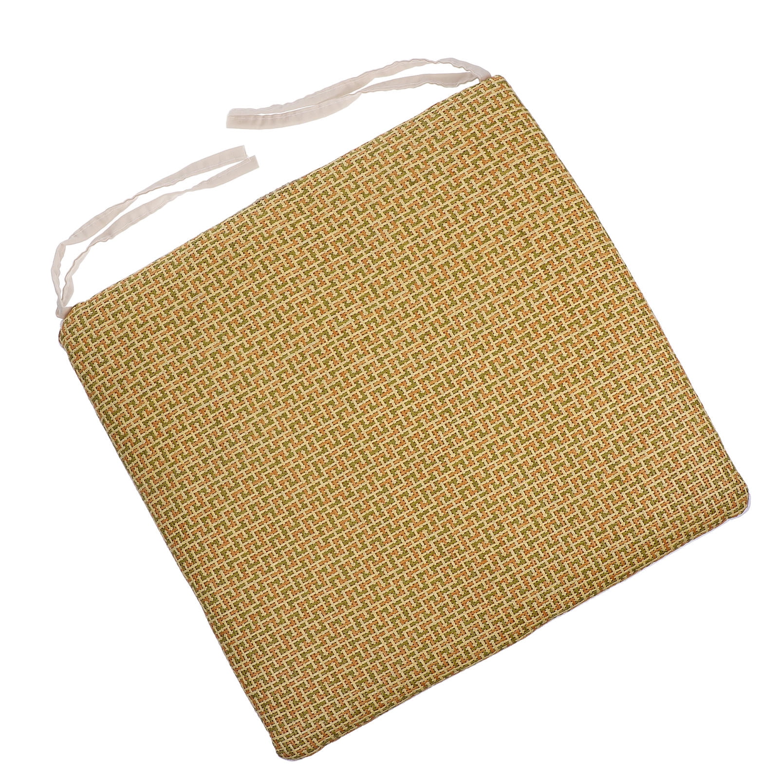 Moluckfu 1Pcs Golden Square Chair Cushion Pads for Home Kitchens and Dining Rooms 39x39x1.2in