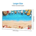 thumbnail image 3 of Kdxio Boards and Beach Print Large Gaming Mouse Pad,Non-Slip Base,Water Resist Keyboard Pad for Gamer,Office & Home,29.5 x 15.8 in, 3 of 9