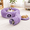 Dusty Purple-Round, variant on Bubble Round Cat Tunnel For Indoor Cats Cream White