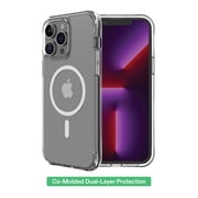 onn MagSafe Compatible Phone Case for iPhone 13 Pro Max / iPhone 12 Pro Max -Clear