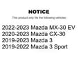 thumbnail image 2 of TEC Rear Ceramic Disc Brake Pads TEC-2219 for Car Mazda 3 CX-30 Sport MX-30 EV, 2 of 10