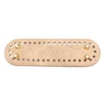 thumbnail image 1 of 2x PU cuero ovalado tejido Crochet bolsas Nail Bottom Shaper almohadilla bolsa cojín agujeros DIY s de hombro Accesorios Yuyangstore Pista inferior del bolso de tejer, 1 of 7