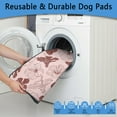 thumbnail image 5 of 2-Count Extra Large Floral Design Pet Training Mats, Washable Reusable Dog Pee Pads 48x48 Inches, Non-Slip Housebreaking Pads for Large Breed Puppy Indoor Potty Area, 5 of 8