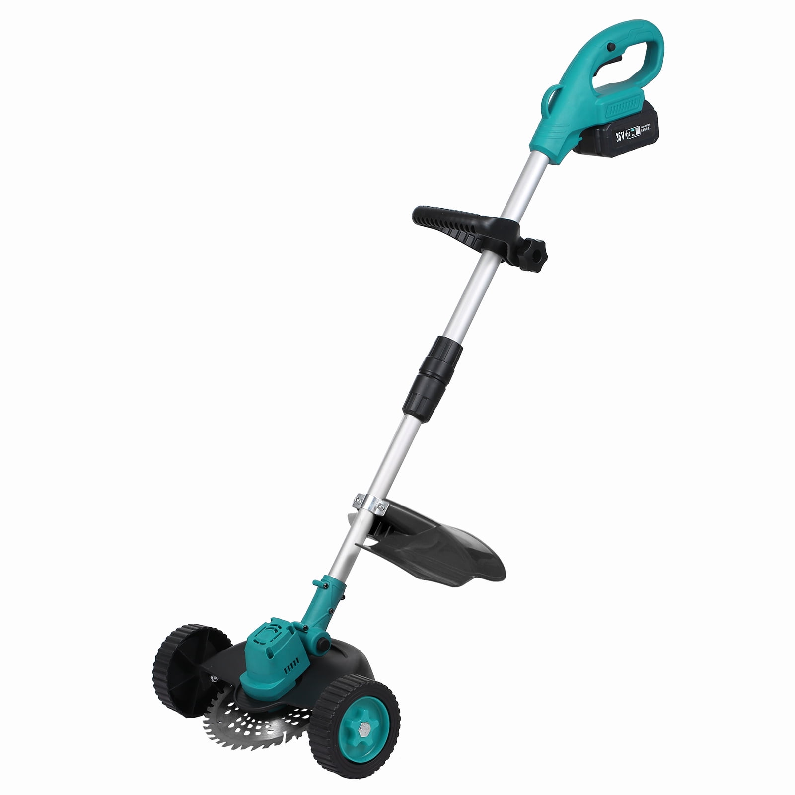 Unbranded Electric Lawn Mower auxiliary Wheels Parks Lawn Mower Cutter Adjustable Pole With Auxiliary Wheels Adjustable Pole With Pole With Auxiliary