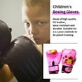 thumbnail image 4 of Age 3\-10 Children Solid Boxing Gloves Kickboxing Punching Bag Training Fight breathable, comfortable and soft Dropshipping Pink, 4 of 9