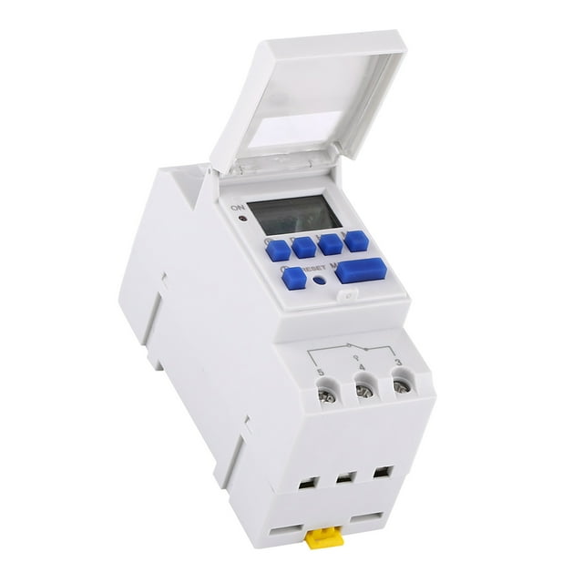 LCD Display Weekly Programmable Time Switch, Digital Electronics General Purpose Timer with Repeat Programs, Advanced Pre setting, To the minute Accuracy, Street Lamps Control