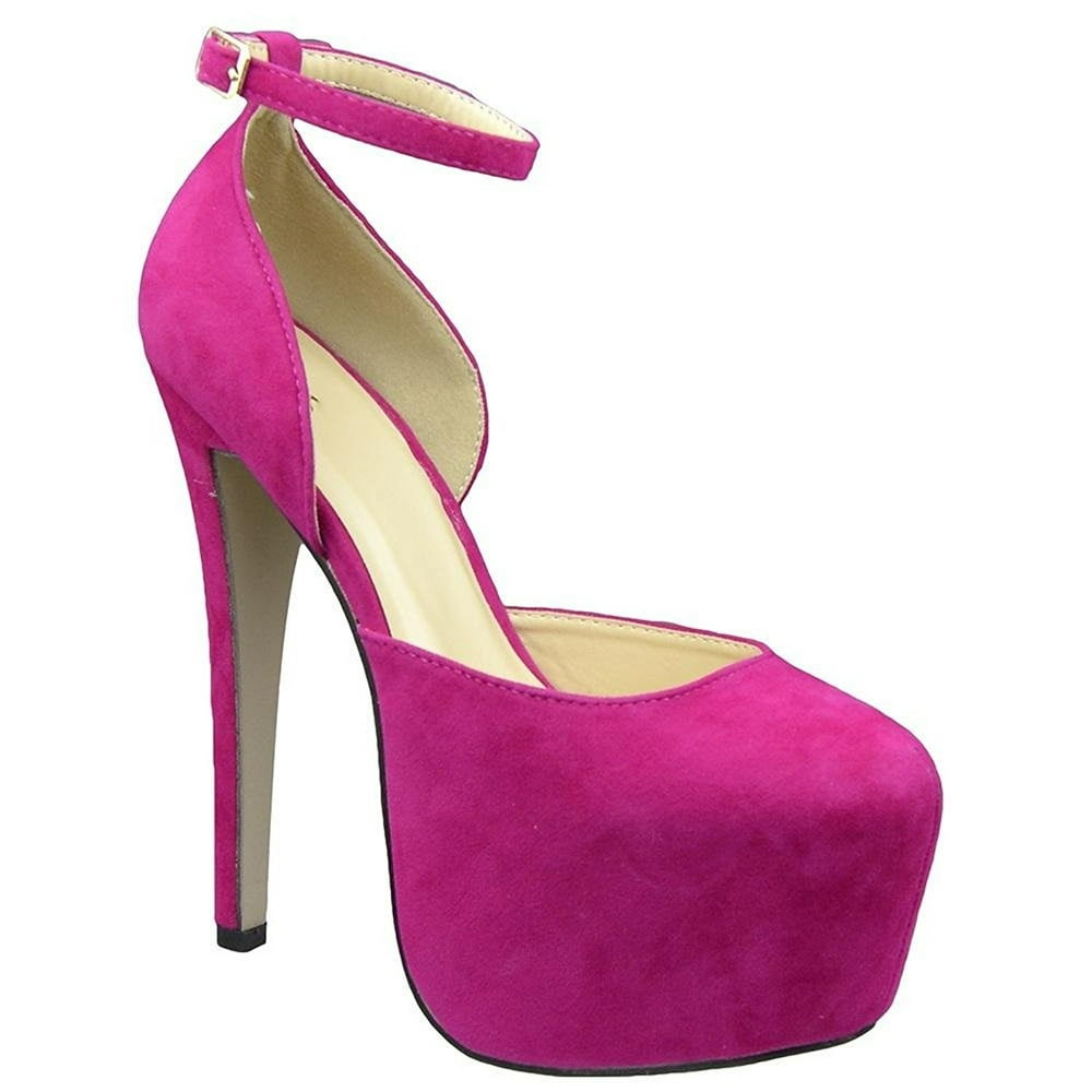 Fourever Funky - Hot Pink Platform Pump Womens Stiletto Heels Women's ...