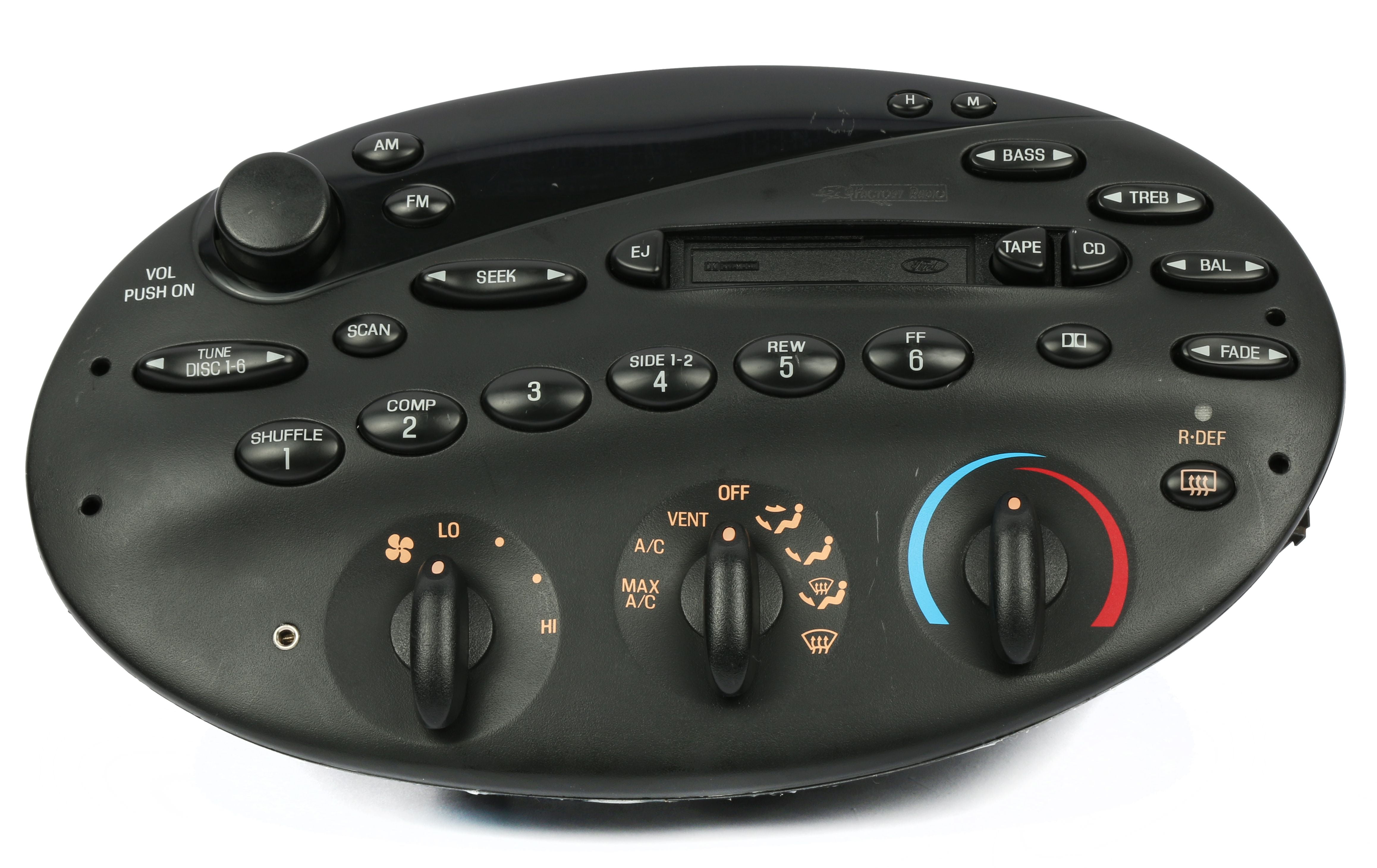 9899 Ford Mercury Sable AM FM Radio Cassette Player Aux Input Part