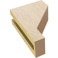 thumbnail image 6 of 3"W x 6"D x 9"H Classic Clemmons Rough Cedar Woodgrain TimberThane Corbel, Primed Tan, 6 of 6