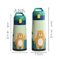 thumbnail image 5 of Insulated Tumbler Vacuum Bottle Stainless Steel Insulated Flask Travel Mug with Straw for Children Kids Teens Infants  500ml Rabbit Straw Type, 5 of 7