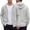 Gray, variant on Mens Sweatshirt Nelozsy Men's Solid Color Half-Zip Hooded Casual Long Sleeve Sweatshirt Gray L
