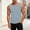 Light Blue, variant on BVnarty Men's Solid Color Crew Neck Sleeveless Tank Top with Chest Pocket Detail Casual Summer Daily Wear Gym Workout Breathable Top Navy XL