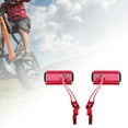 thumbnail image 4 of EeaseCA une Paire de Rétroviseurs de Guidon de Vélo à 360° Super Transparents, Résistants aux Explosions, Légers, Grand Angle, Entièrement Réglables, Rétroviseurs de Cycle (Rouge), 4 of 7