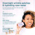 thumbnail image 2 of Parches faciales con el ceño fruncido en la frente y entre los ojos y agua de rosas, 2 of 7