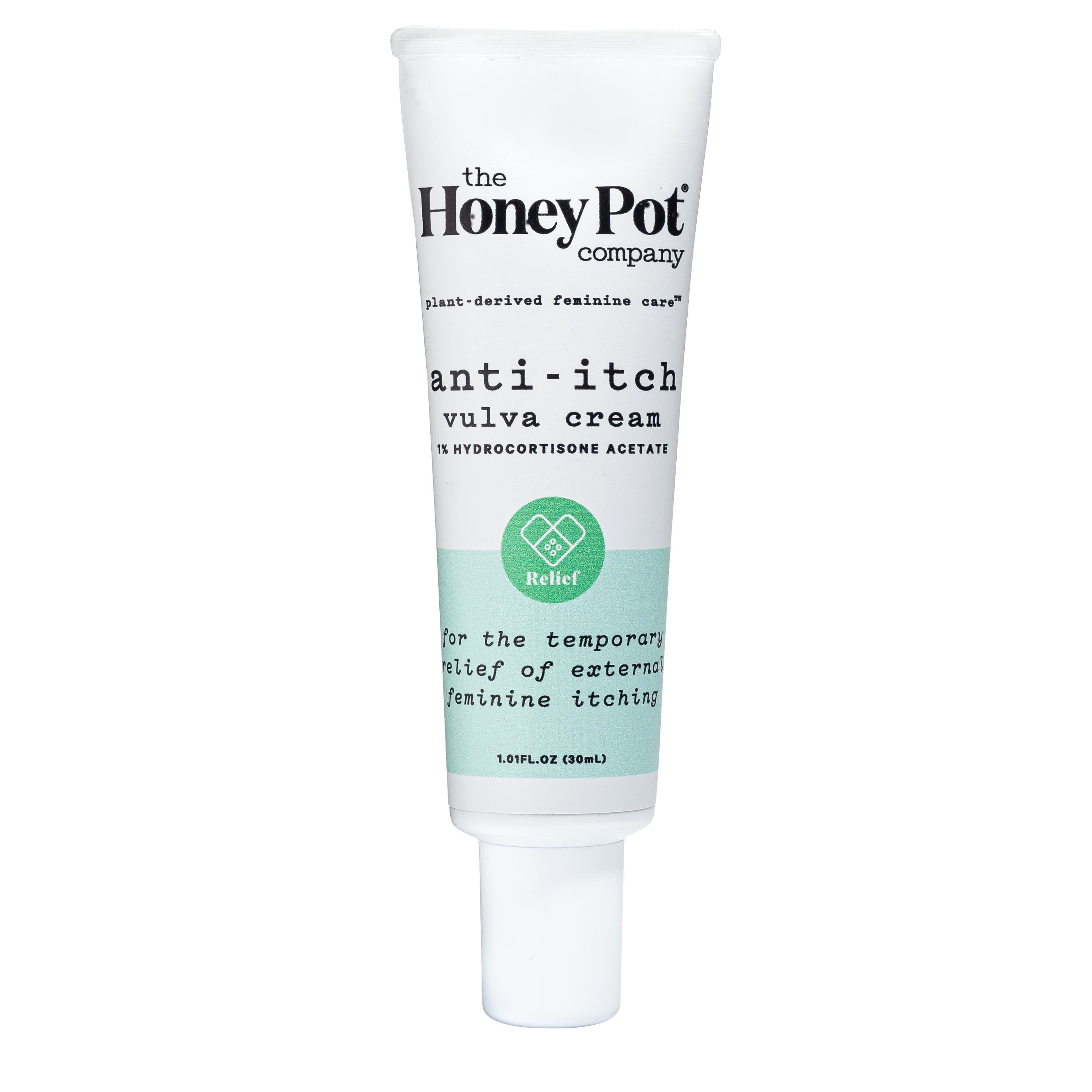 The Honey Pot Company, Feminine Anti-Itch Cream with 1% Hydrocortisone, 1 fl. oz.