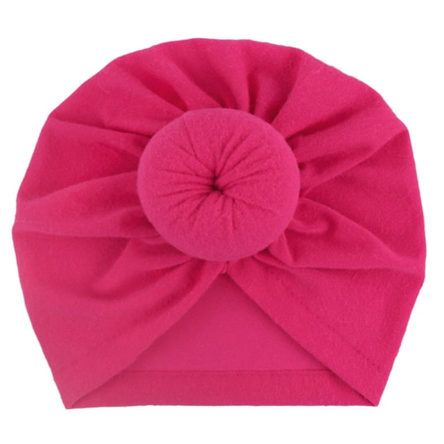 Turban Doux Noué pour Tout-Petits Garçons et Filles, Couvre-Chef Confortable et Extensible