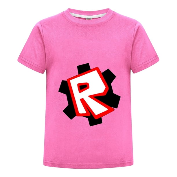 Playera Gamer Roblox para Niños de Primaria, Camiseta de Algodón con Estampado Divertido, Ropa Infantil Casual para Fans del Videojuego