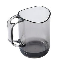 Transparent Mouthwash Cup with Sleek Design for Modern Bathroom Decor, Quality Rinsing Cup with Integrated Base for Stability, Practical Brushing Cup for Daily Oral Care and Gift Occasions