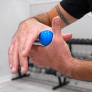 OPTP Mini Balls - Vinyl Air-Filled Self-Massage Ball Set (2 Piece) for Hand and Foot Therapy- Small Therapy Balls for Improved Strength, Fine Motor Skill Development, and Soft Tissue Mobilization