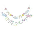 thumbnail image 1 of 2 sets Banner de cumpleaños Unicornio Colgando Banner Decoración de la fiesta de cumpleaños Banners, 1 of 4