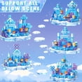 thumbnail image 3 of Bloques Magnéticos de Construcción SSAWER Castillo de Nieve para Niñas 150 Piezas 3+, 3 of 7