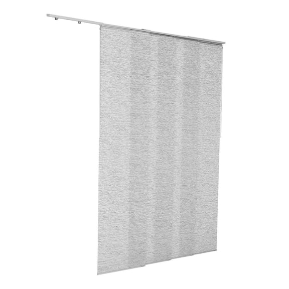 Panel Track Blinds 45.8-86in W, Trimmable Up to 96in H, Adjustable Vertical Sliding Door Curtains for Patio, Window - Gray
