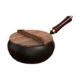 thumbnail image 2 of Creatine Japanese Cooking Japanese Hand Non Stick Pan With Lid Without Coating And For Cooker Stir Fry Pans (Glass Lid 11in/28cm), 2 of 5