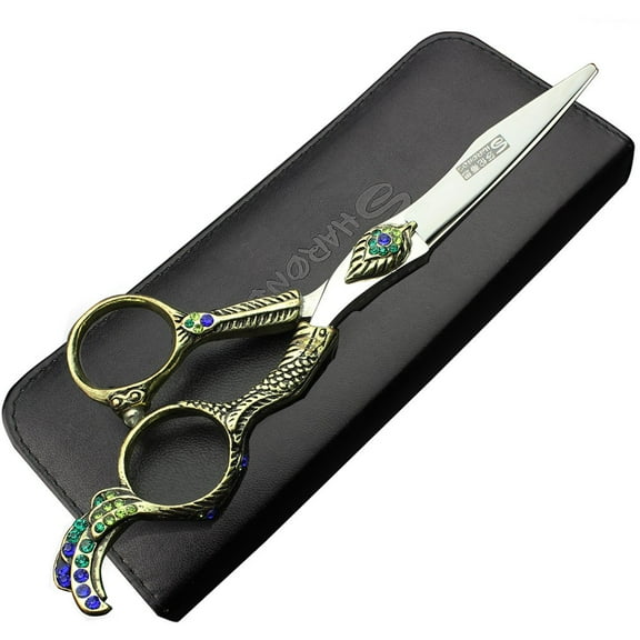 6.0 Inches, Special Scissors for Hair Salon. Hairdressing Scissors Set, Imported From Japan 440c Steel, Unisex, Household Use