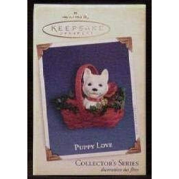 Hallmark Keepsake Ornament Puppy Love 15th in Series 2005