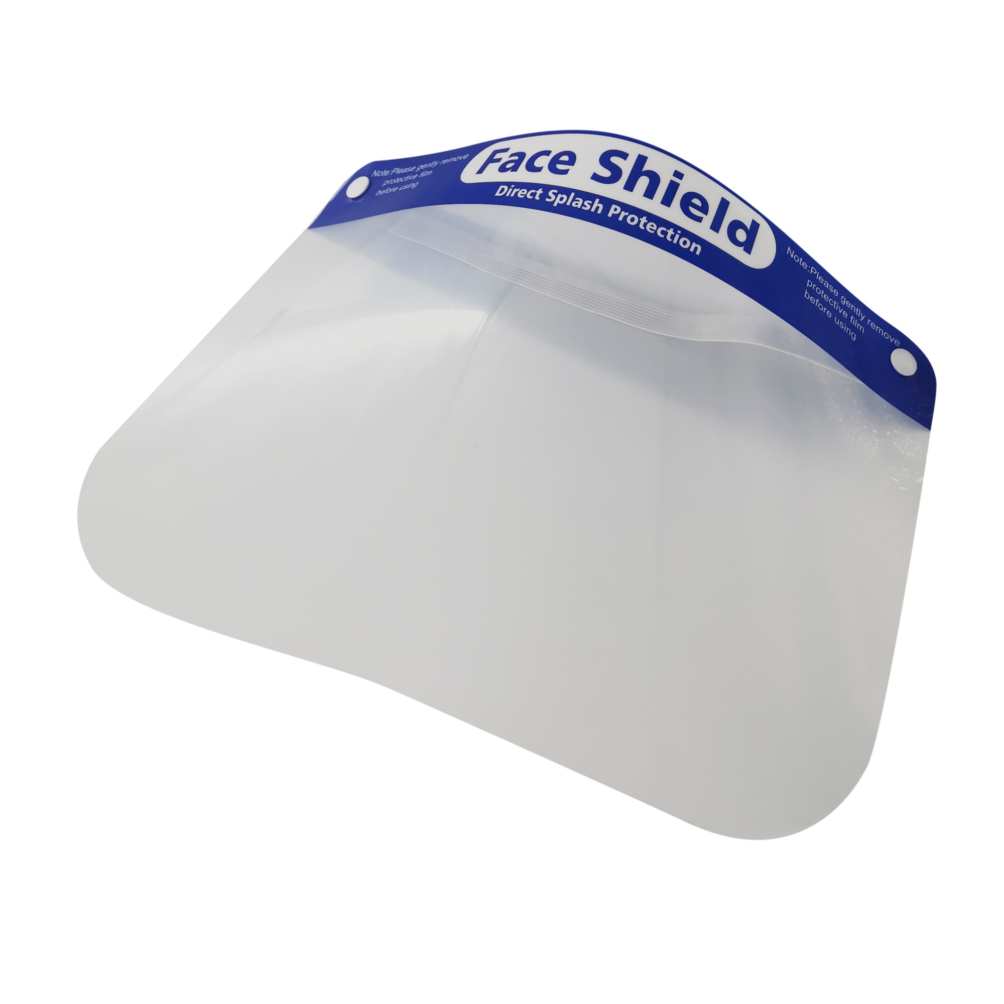 Plastic Face Shield, Clear, 1/EA (Set of 100 EA)