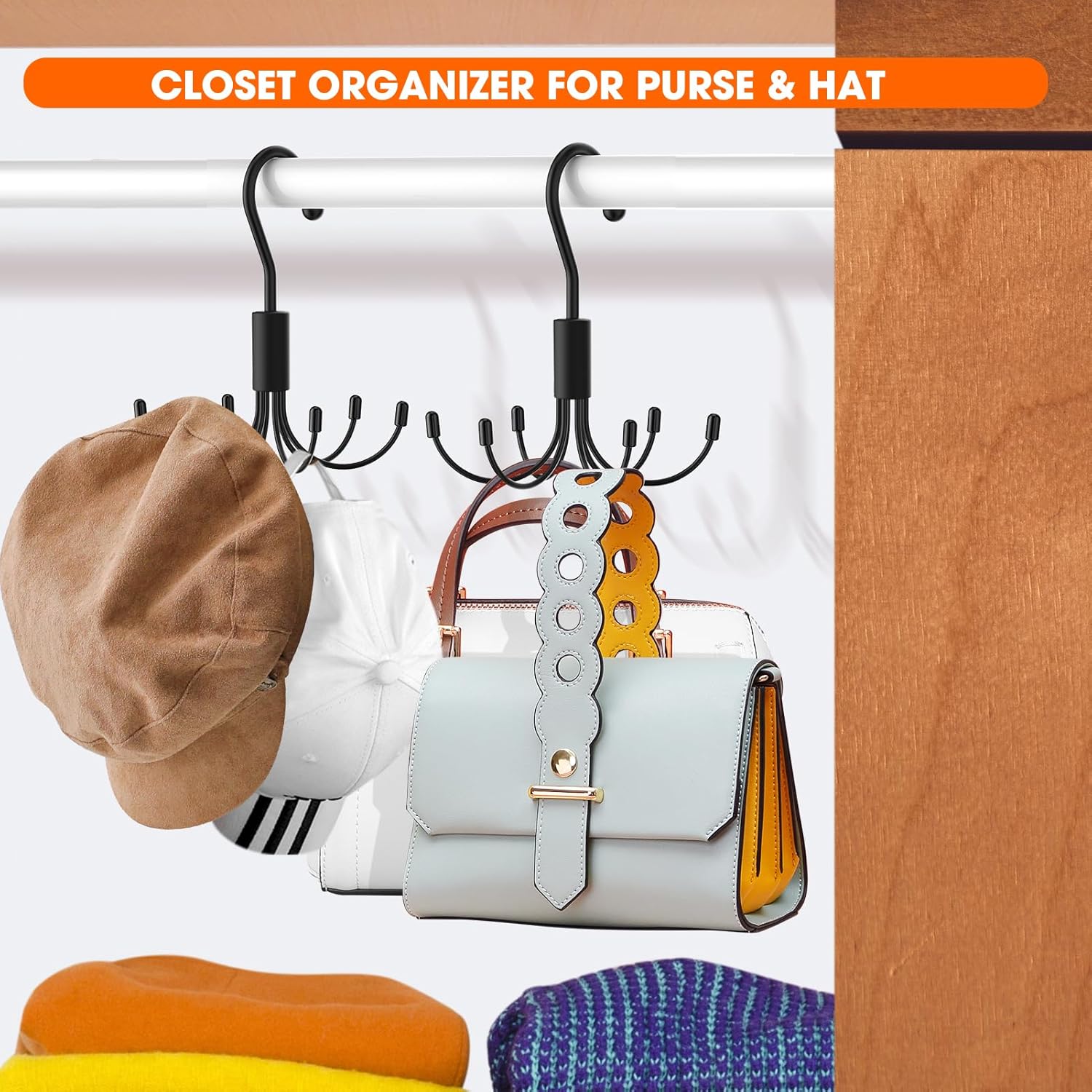 Hat and belt organizer hotsell