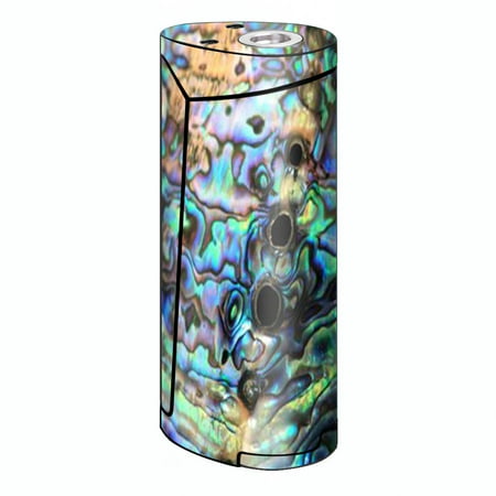 Swirl Shell - Skin Decal For Smok Priv V8 60W Vape / Abalone Swirl Shell Design Blue