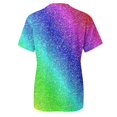 thumbnail image 5 of Womens T Shirts Summer Loose Short Sleeve Gradient Print Tops Spring 2026 Crew Neck Casual Basic Tees, 5 of 5