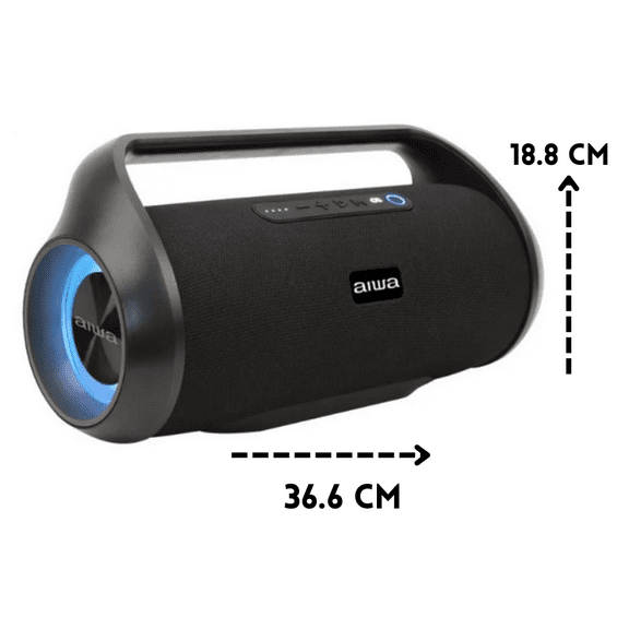 Bocina Aiwa Inalámbrica Aiwa Waterproof /True Wireless Aws800bt