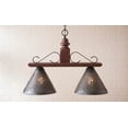thumbnail image 2 of Irvins Country Tinware Wood Wellington Medium Island Light in Plantation Red, 2 of 3