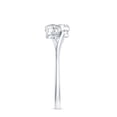 thumbnail image 4 of Certified Lab Diamond Heart Promise Ring, EF-VS Quality, Toi Et Moi Ring, 925 Sterling Silver, US 4.00, 4 of 9