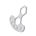 thumbnail image 2 of Capa de la perilla d de pesca Llave de nuez abierta para nueces M7 M8 ANIGAS Plata, 2 of 8