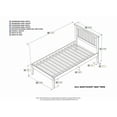 thumbnail image 6 of Nantucket Platform Bed with Open Foot Board, Multiple Sizes, Multiple Colors, 6 of 6