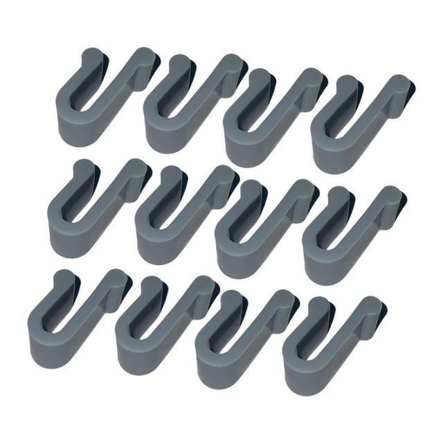 12 clips protectores de tapa de horno Perfecl Silicona Gris