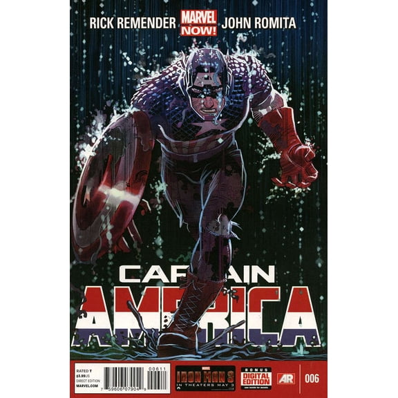 Captain America (7th Series) #6 VF ; Marvel Comic Book