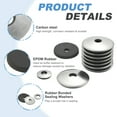 thumbnail image 3 of Uxcell 110Pack #10 x 3/4" Carbon Steel EPDM Bonded Sealing Washers Cushioning Gasket, 3 of 6