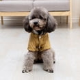 thumbnail image 6 of PRAETER Pet Winter Thickening Coat Outerwear for Hiking, Running, Exercise in Cold Weather Dog Long Sleeve Hooded Jacket, Pet Dog Warm Clothes, Khaki L, 6 of 16