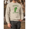 thumbnail image 2 of Pickle University Sweatshirt Women's -SmartPrintsInk Designs, 2 of 4