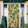 thumbnail image 5 of Aodebiao Rideau de Porte de Noël Décorations Imperméable Polyester Scène des Fêtes Toile de Fond Réutilisable Décoration Suspendue pour Porte pour Maison Vitrine Fête Festive Saisonnière Décoration Intérieure Extérieure, 5 of 5