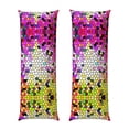thumbnail image 2 of Bingfone Body Pillow Cover Long Pillow Case With Zipper Decorative Bedding Pillowcase 20"X54" Soft Cushion Pillow Case For Bedroom-Colorful Tie Dye Stained Glass 3, 2 of 8