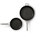 thumbnail image 1 of Calphalon Premier Hard Anodized Nonstick 2pc 10 & 12in Frying Pan Set, Grey, 1 of 7