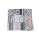 thumbnail image 1 of Naiovety 50 piezas de telas de algodón, bolso de mano a medida, bolso de hombro, costura, acolchado, tela cuadrada, para el hogar, Tela de costura y artesanía Gris-negro/10*10cm, 1 of 6