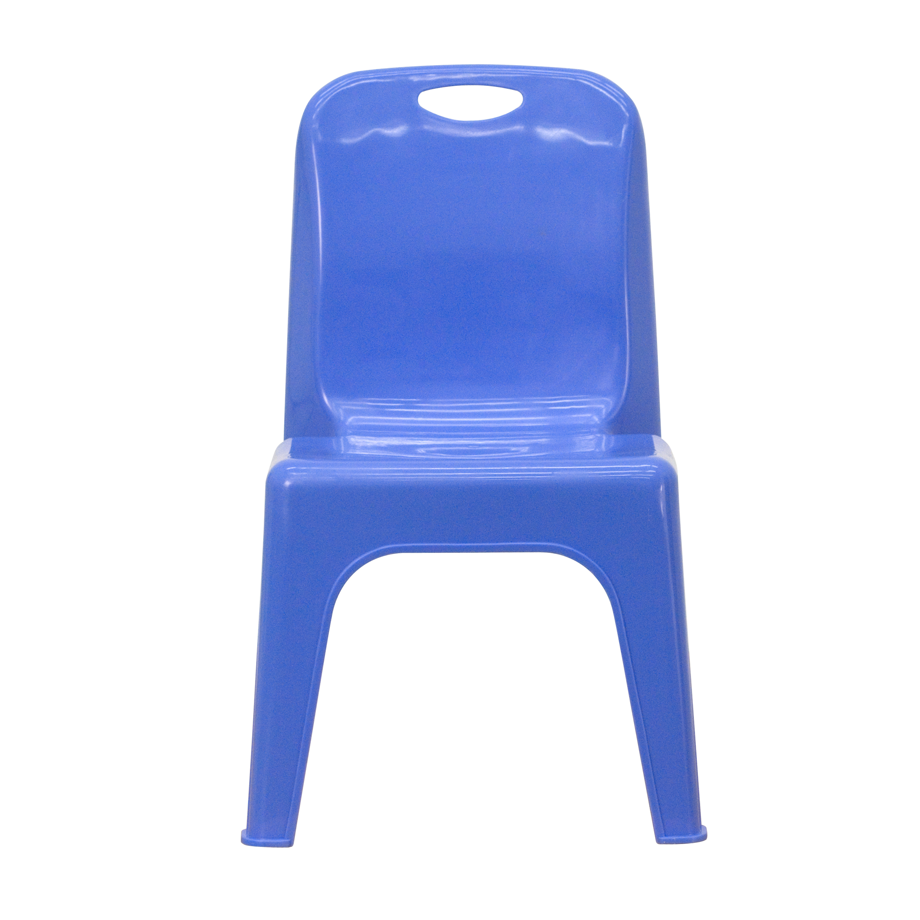 Flash Furniture Whitney 10 Pack Blue Plastic Stackable School Chair With 10 5 In Seat Height